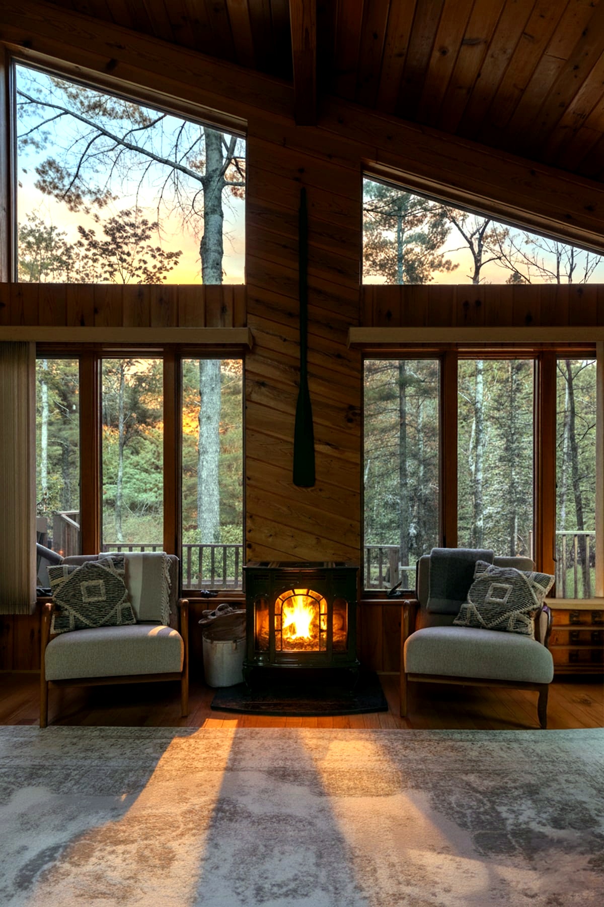 Optimized cabin listing photo