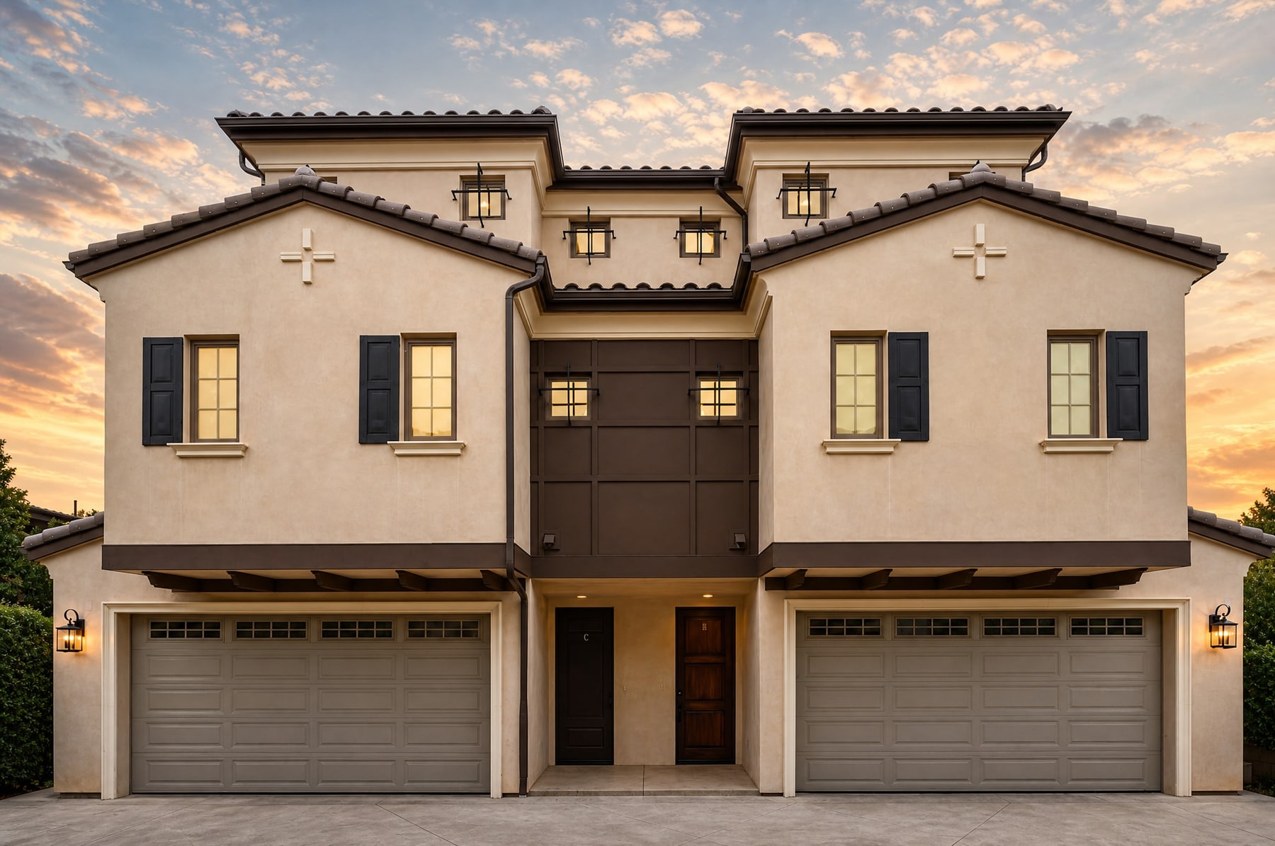 Short-term-rental exterior cover photo before and after hero optimization